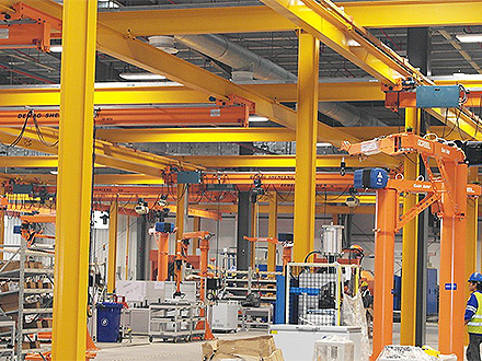 食品加工厂不锈钢起重机定制项目